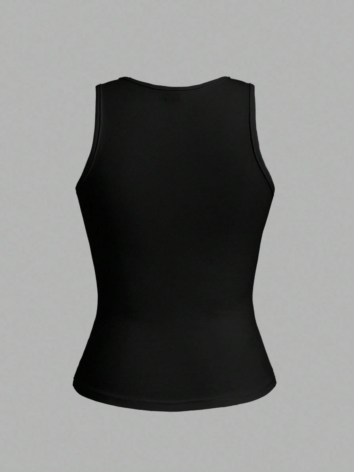 Tseoso 2pcs Women's Tank Top,95% Cotton Slim Fit Round Neck Black And White,Summer,Casual,Everyday Versatile Top,Soft-Girl Cute Vintage Home Office