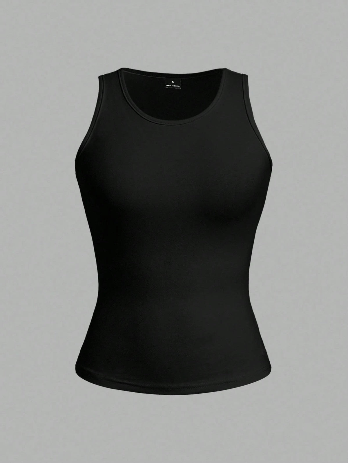 Tseoso 2pcs Women's Tank Top,95% Cotton Slim Fit Round Neck Black And White,Summer,Casual,Everyday Versatile Top,Soft-Girl Cute Vintage Home Office