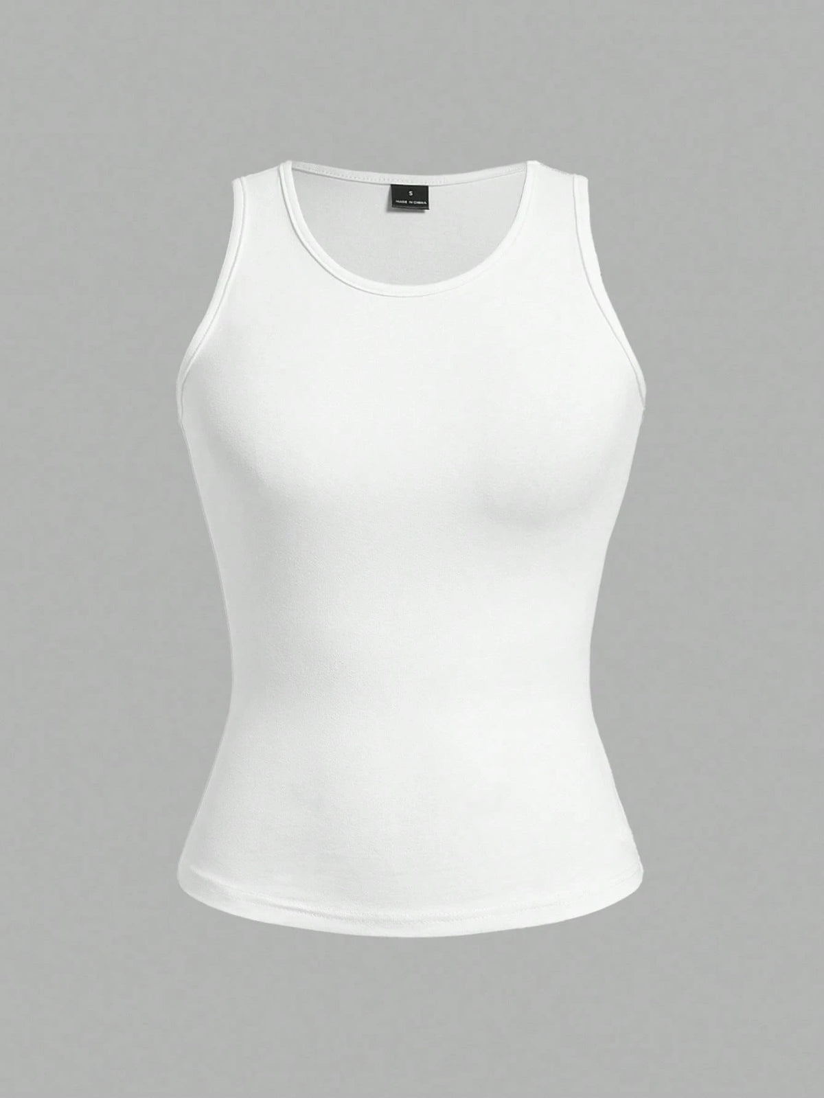 Tseoso 2pcs Women's Tank Top,95% Cotton Slim Fit Round Neck Black And White,Summer,Casual,Everyday Versatile Top,Soft-Girl Cute Vintage Home Office