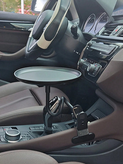 Universal Flexible Adjustable Car Tray – Holds Food, Drinks, Cosmetics & Tablets, Space-Saving Storage Solution For Front & Rear Passengers, Easy To Install & Remove, Multi-Functional Car Storage Rack