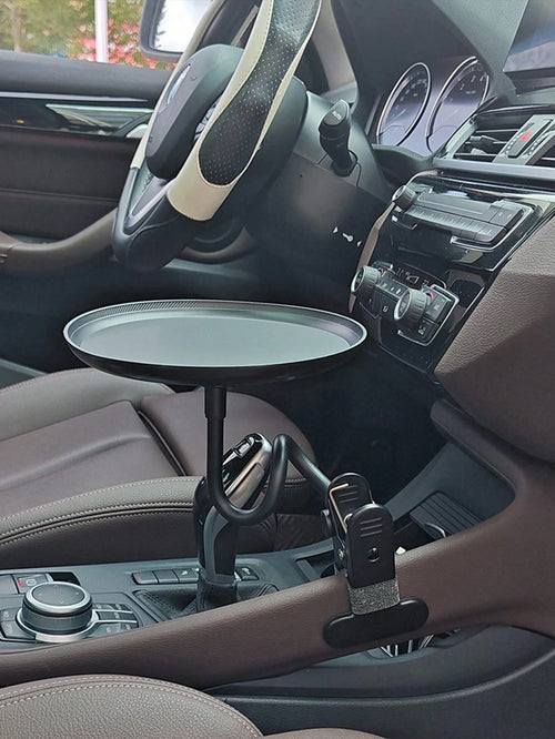 Universal Flexible Adjustable Car Tray – Holds Food, Drinks, Cosmetics & Tablets, Space-Saving Storage Solution For Front & Rear Passengers, Easy To Install & Remove, Multi-Functional Car Storage Rack