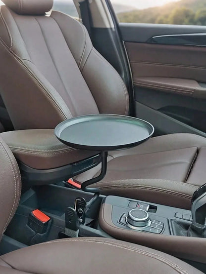 Universal Flexible Adjustable Car Tray – Holds Food, Drinks, Cosmetics & Tablets, Space-Saving Storage Solution For Front & Rear Passengers, Easy To Install & Remove, Multi-Functional Car Storage Rack