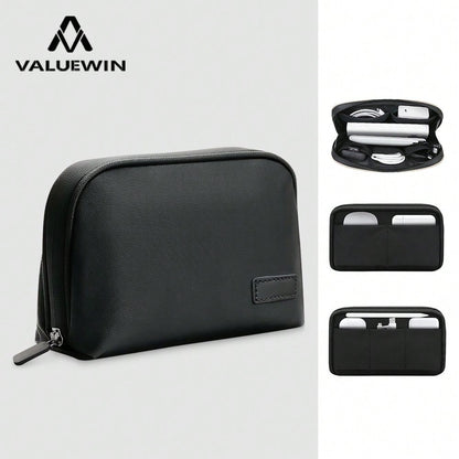 VALUEWIN Travel Portable Cable Organizer Storage Bag, Suitable For Power Bank, Digital Cables, Earphone Case, Charger, Mouse, Data Cable, Power Adapter, Toiletries, Cosmetics, Etc.