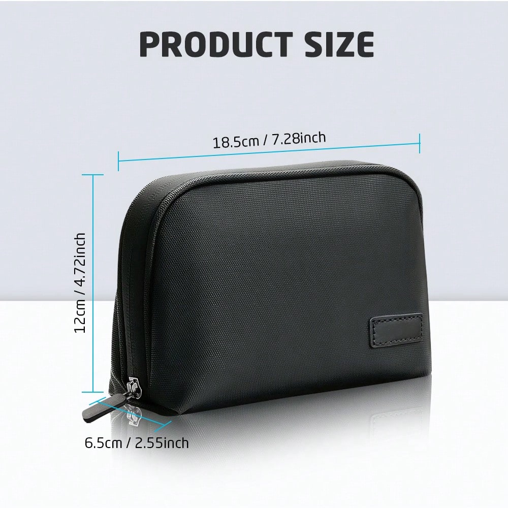 VALUEWIN Travel Portable Cable Organizer Storage Bag, Suitable For Power Bank, Digital Cables, Earphone Case, Charger, Mouse, Data Cable, Power Adapter, Toiletries, Cosmetics, Etc.