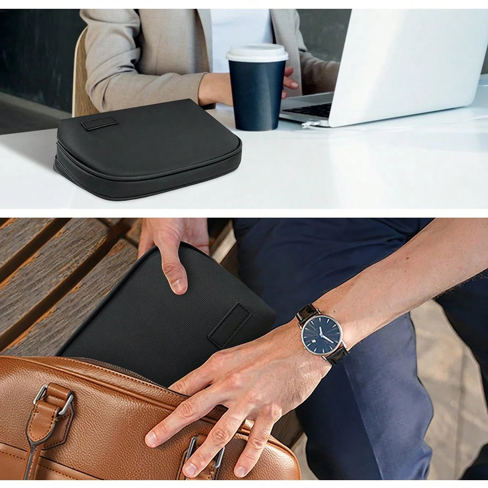 VALUEWIN Travel Portable Cable Organizer Storage Bag, Suitable For Power Bank, Digital Cables, Earphone Case, Charger, Mouse, Data Cable, Power Adapter, Toiletries, Cosmetics, Etc.