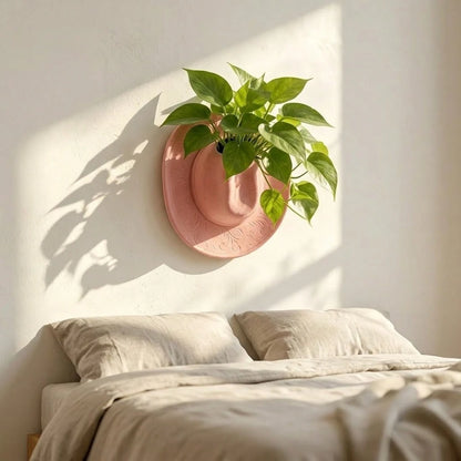 Western Cowboy Hat Wall Hanging Planter, Resin Wall Hanging Vase For Artificial Flowers, Country Farmhouse Decor, Suitable For Entryway Living Room Bohemian Southwestern Aesthetic Room Decoration