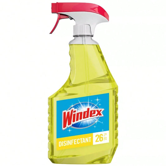 Windex Multi Surface Cleaner Spray- Citrus Fresh- 26 Fl Oz: Liquid, Spray Bottle, Multipurpose, Non-Porous Surfaces