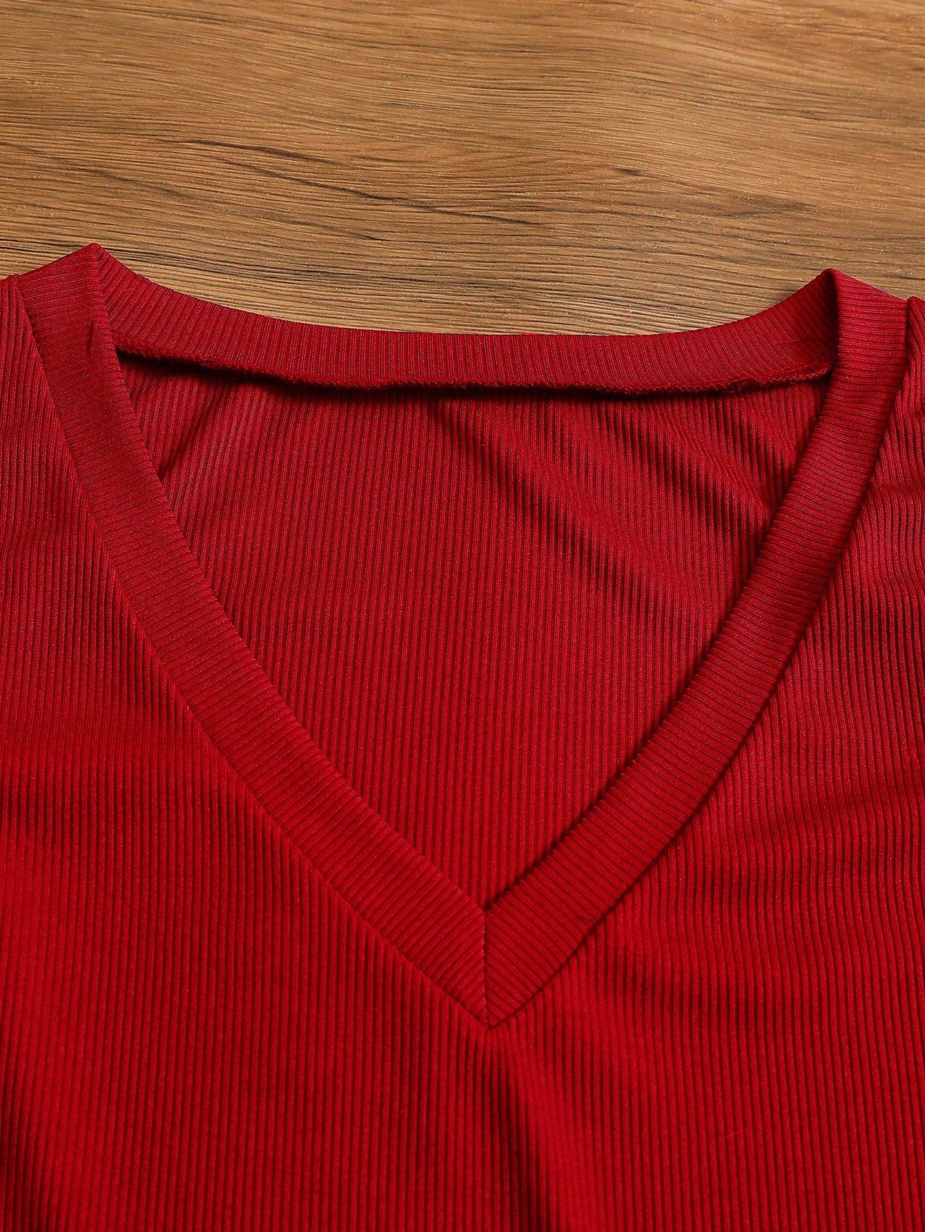 Women's Red Elegant Casual Knit Slit Bodycon Dress, Suitable For Valentine's Day, Vacation, Wedding, Birthday Party, Date, Spring/Summer