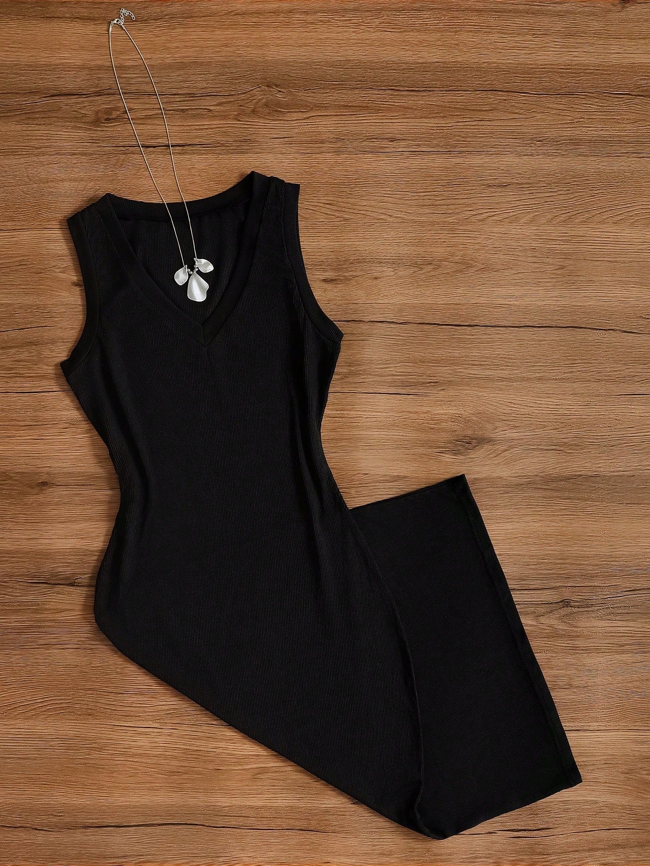 Women's Red Elegant Casual Knit Slit Bodycon Dress, Suitable For Valentine's Day, Vacation, Wedding, Birthday Party, Date, Spring/Summer