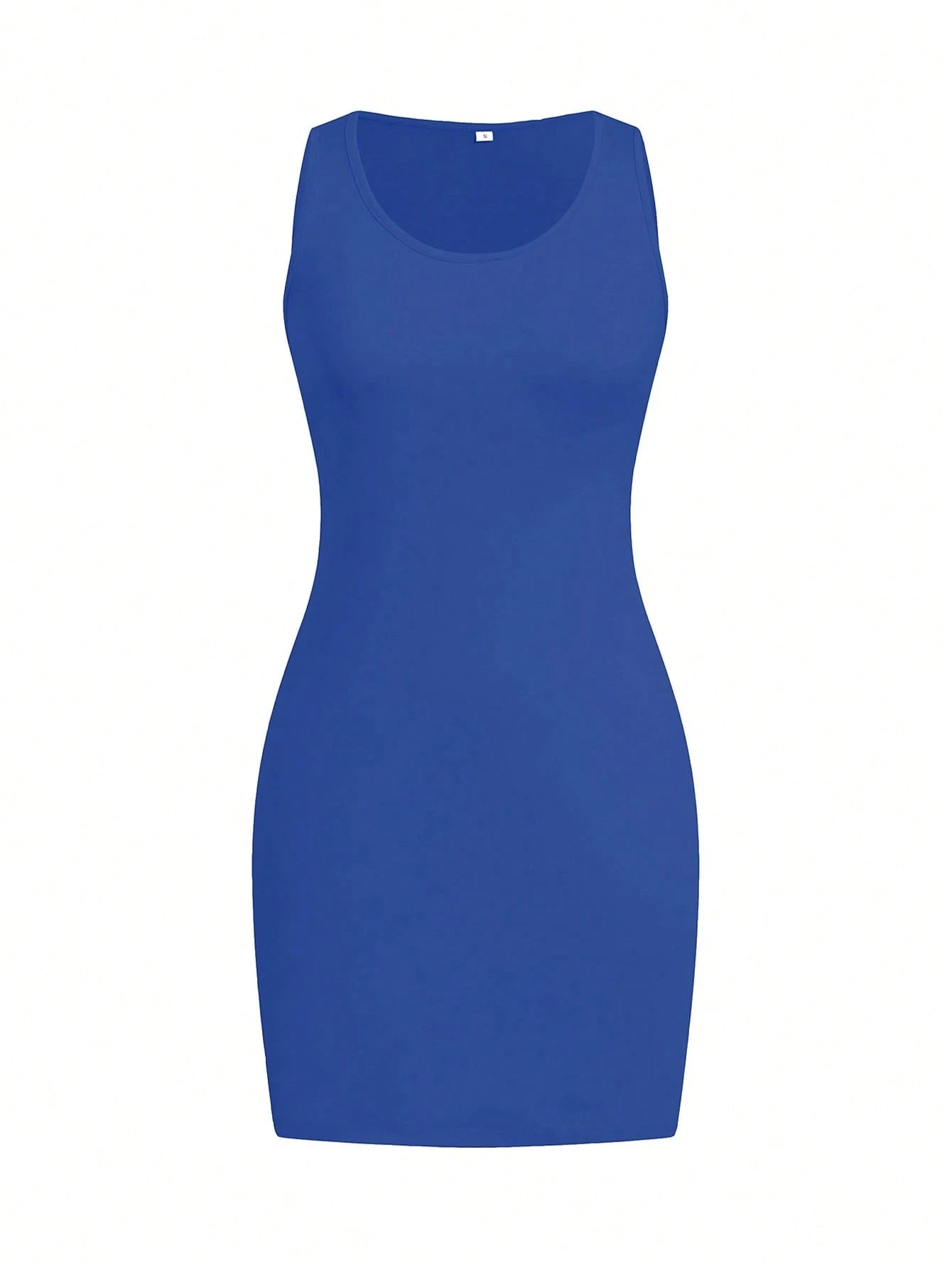 Women Summer Casual Plain Sleeveless T-Shirt And Dress, Slim Fit Tank Top And Form-Fitting Dress, Beach/Holiday Outfit Party Elegant